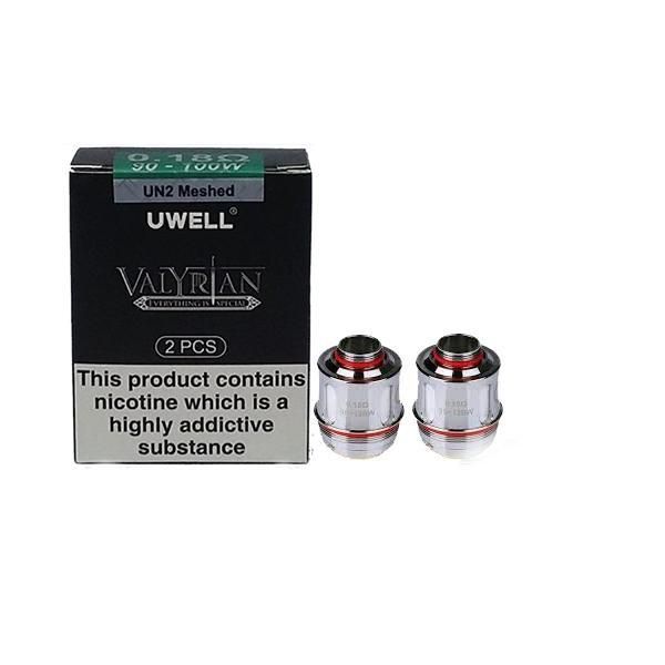 Uwell Valyrian UN2 Mesh Coils 0.18 Ohm/ 0.14Ohm/ 0.16Ohm/ 0.32Ohm - 90-100W