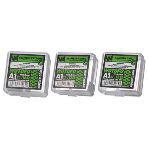 Wotofo NexMesh Mesh Strips 0.16ohms/ 0.15ohms...