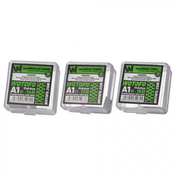 Wotofo NexMesh Mesh Strips 0.16ohms/ 0.15ohms/0.13ohms