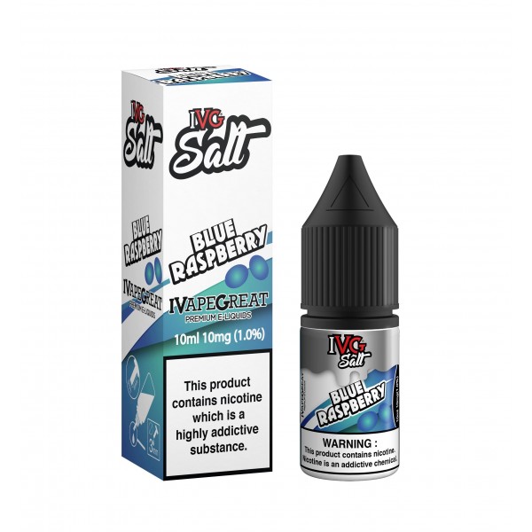 Blue Raspberry Salt E-Liquid by IVG 10ml