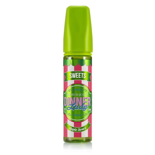 Apple Sours by Dinner Lady Sweets 50ml Short Fill E-Liquid