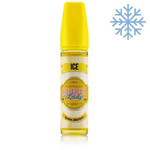 Lemon Sherbet Ice by Dinner Lady Sweets Ice 50ml Short Fill E-Liquid