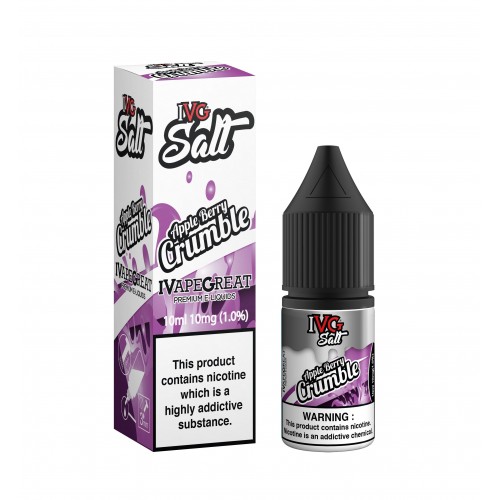 Apple Berry Crumble Salt E-Liquid by IVG 10ml