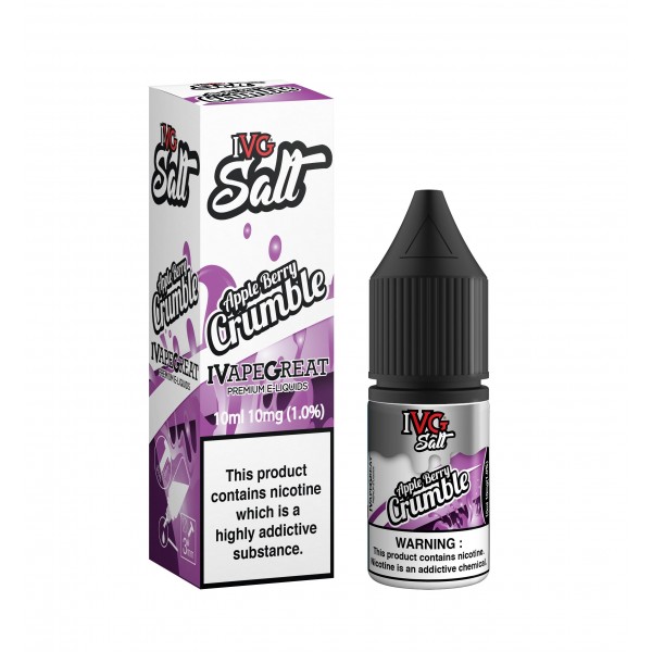 Apple Berry Crumble Salt E-Liquid by IVG 10ml