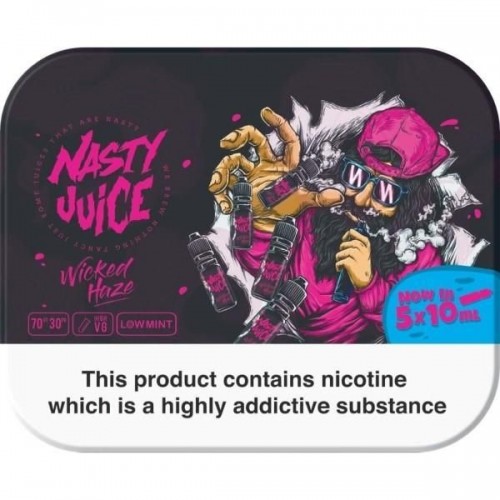 Green Ape 3mg E-Liquid by Nasty Juice 5 x 10m...