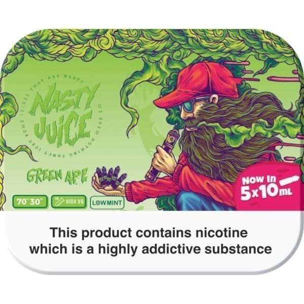 Slow Blow 3mg E-Liquid by Nasty Juice 5 x 10ml Multipack