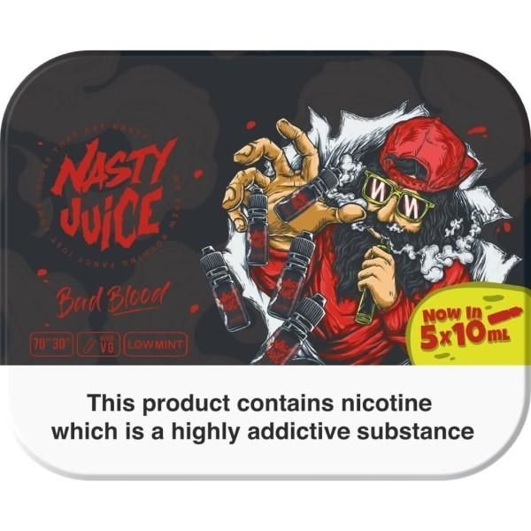 Green Ape 3mg E-Liquid by Nasty Juice 5 x 10ml Multipack