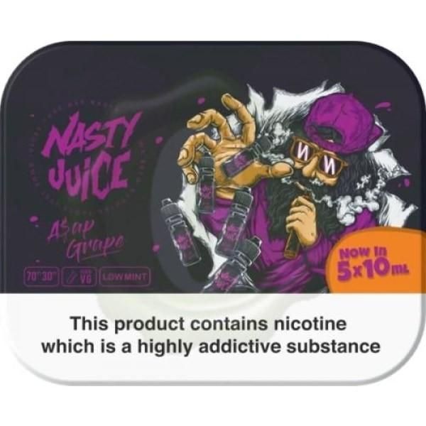 Green Ape 3mg E-Liquid by Nasty Juice 5 x 10ml Multipack