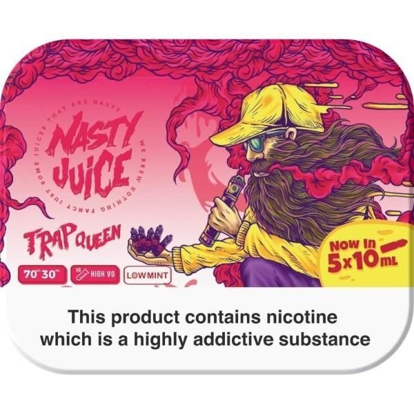 Green Ape 3mg E-Liquid by Nasty Juice 5 x 10ml Multipack