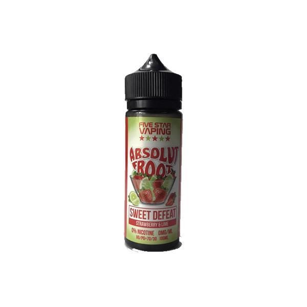 Absolut Froot Sweet Defeat 100ml Short Fill E-Liquid