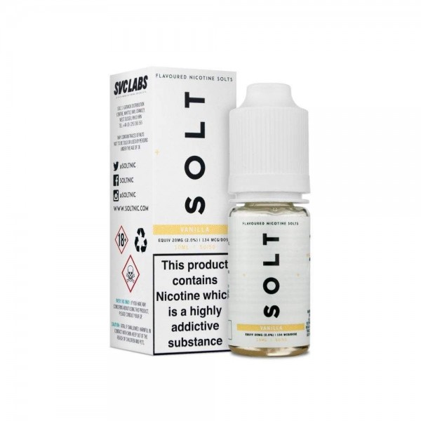 Solt Vanilla Nic Salt E-Liquid 10ml