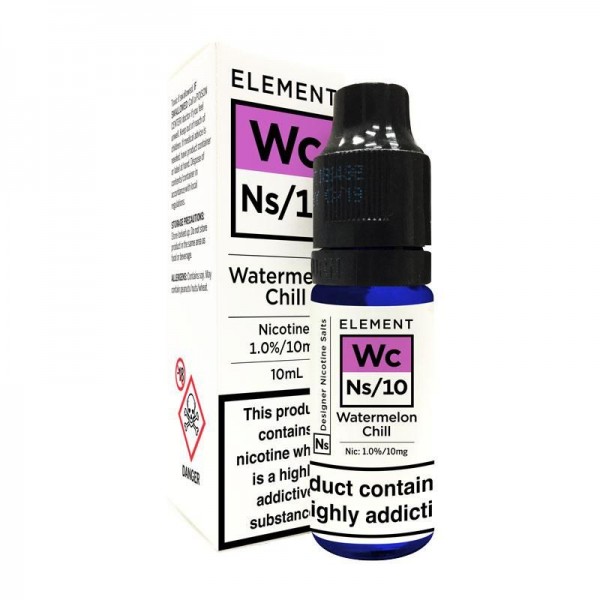 Watermelon Chill Nic Salt E-Liquid by Element 10ml