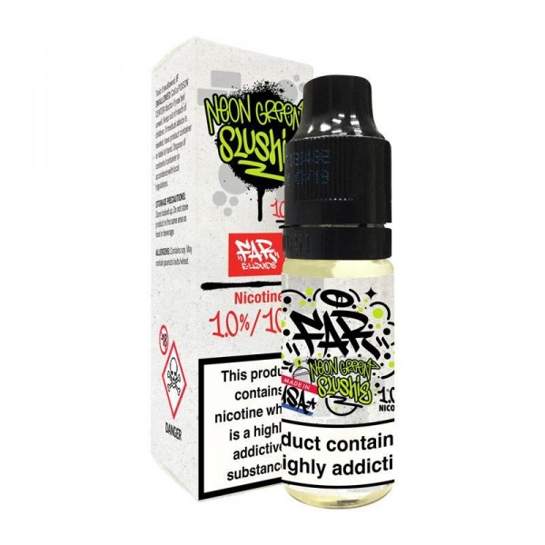 FAR - Neon Green Slushie Nic Salt E-Liquid by Element 10ml