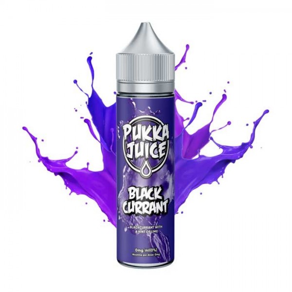 Pukka Juice Blackcurrant 50ml Short Fill E-Liquid