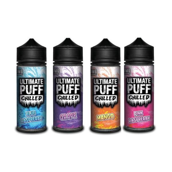 Ultimate Puff Chilled Pink Raspberry 100ML Short Fill E-Liquid