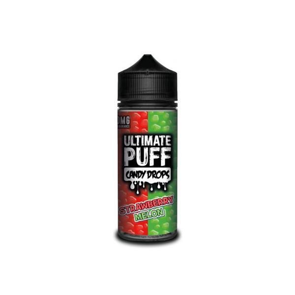 Ultimate Puff Candy Drops Watermelon & Cherry 100ML Short Fill E-Liquid