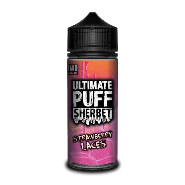 Ultimate Puff Sherbet Strawberry Laces 100ML Short Fill E-Liquid