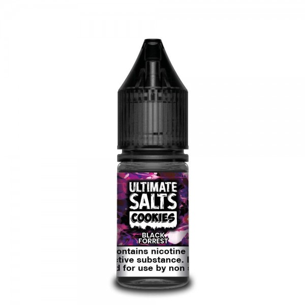 Black Forrest Nic Salt E-Liquid by Ultimate Puff Salts Cookies 10ml