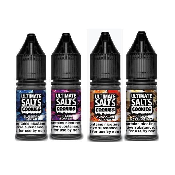 Black Forrest Nic Salt E-Liquid by Ultimate Puff Salts Cookies 10ml