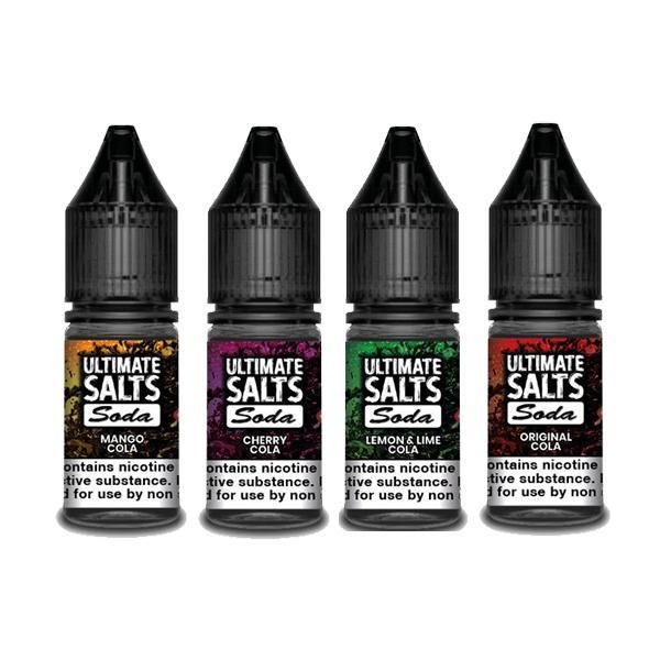 Lemon & Lime Cola Nic Salt E-Liquid by Ultimate Puff Salts Soda 10ml