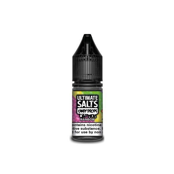 Watermelon & Cherry Nic Salt E-Liquid by Ultimate Puff Salts Candy Drops 10ml