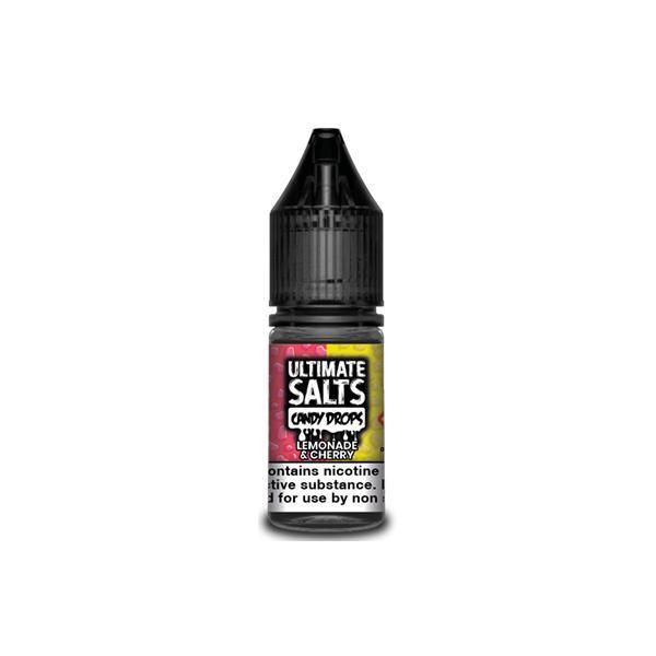 Watermelon & Cherry Nic Salt E-Liquid by Ultimate Puff Salts Candy Drops 10ml