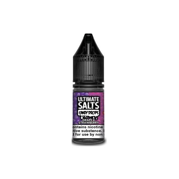 Watermelon & Cherry Nic Salt E-Liquid by Ultimate Puff Salts Candy Drops 10ml