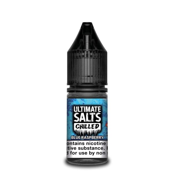 Blue Raspberry Nic Salt E-Liquid by Ultimate Puff Salts Chilled 10ml