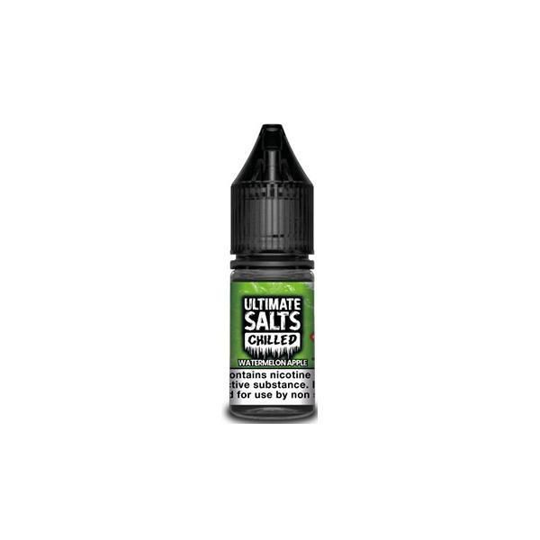 Blue Raspberry Nic Salt E-Liquid by Ultimate Puff Salts Chilled 10ml