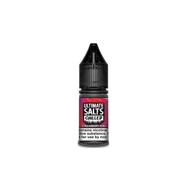 Blue Raspberry Nic Salt E-Liquid by Ultimate Puff Salts Chilled 10ml