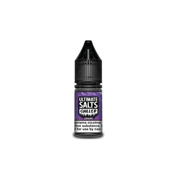 Blue Raspberry Nic Salt E-Liquid by Ultimate Puff Salts Chilled 10ml