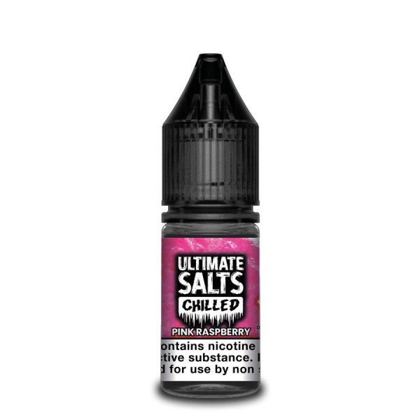 Pink Raspberry Nic Salt E-Liquid by Ultimate Puff Salts Chilled 10ml