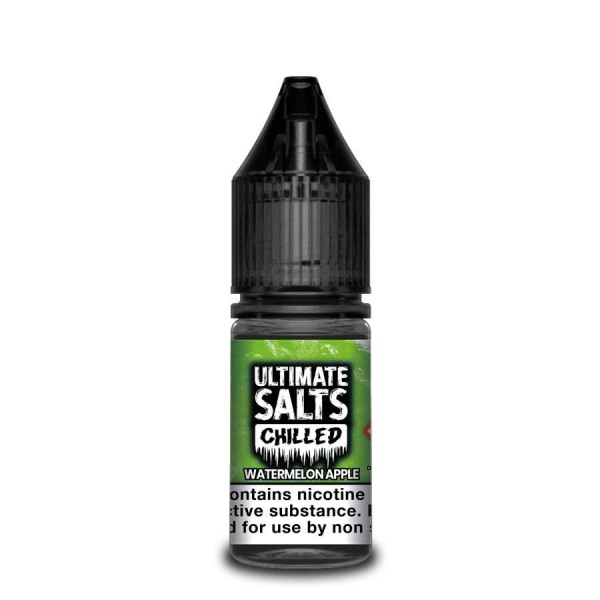 Watermelon Apple Nic Salt E-Liquid by Ultimate Puff Salts Chilled 10ml