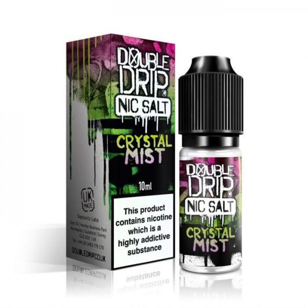 Crystal Mist by Double Drip Nic Salt E-Liquid 10ml