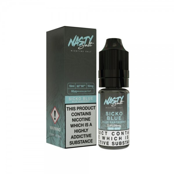 Sicko Blue Nic Salt E-Liquid by Nasty Juice 10ml