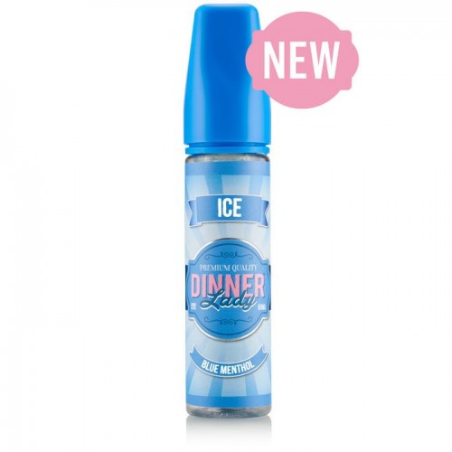 Blue Menthol by Dinner Lady Ice 50ml Short Fi...