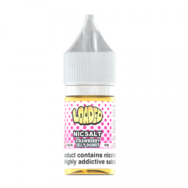 Strawberry Jelly Donut Nic Salt E-Liquid by Loaded 10ml