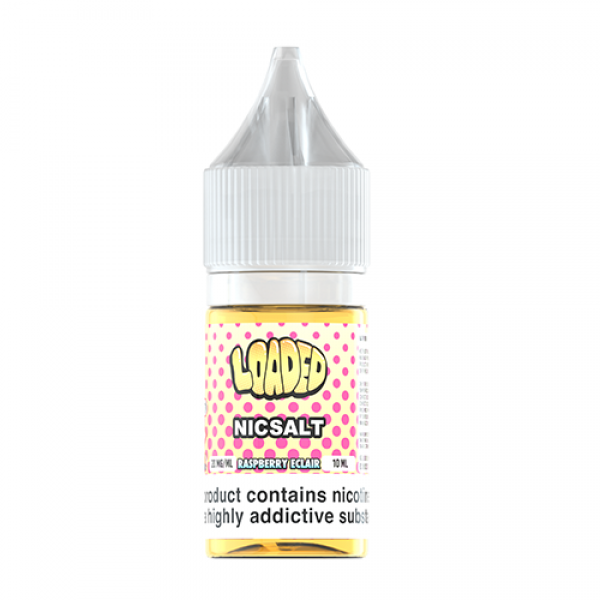 Raspberry Eclair Nic Salt E-Liquid by Loaded 10ml