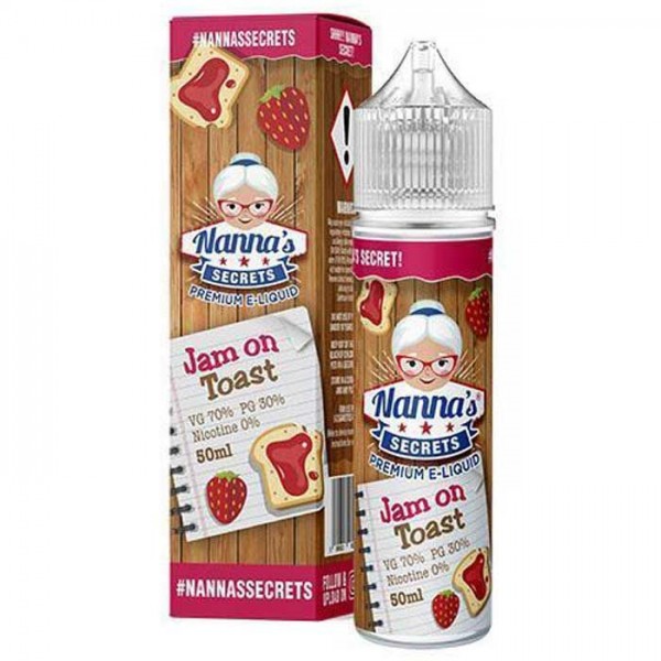 Jam On Toastl by Nanna's Secrets Original Series Short Fill E-Liquid