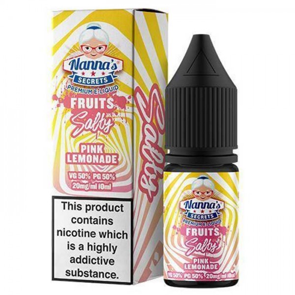 Pink Lemonade by Nanna's Secrets Fruits Nic Salt E-Liquid 10ml